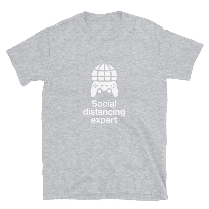 Social Distancing Expert - Geek Gamer T-Shirt